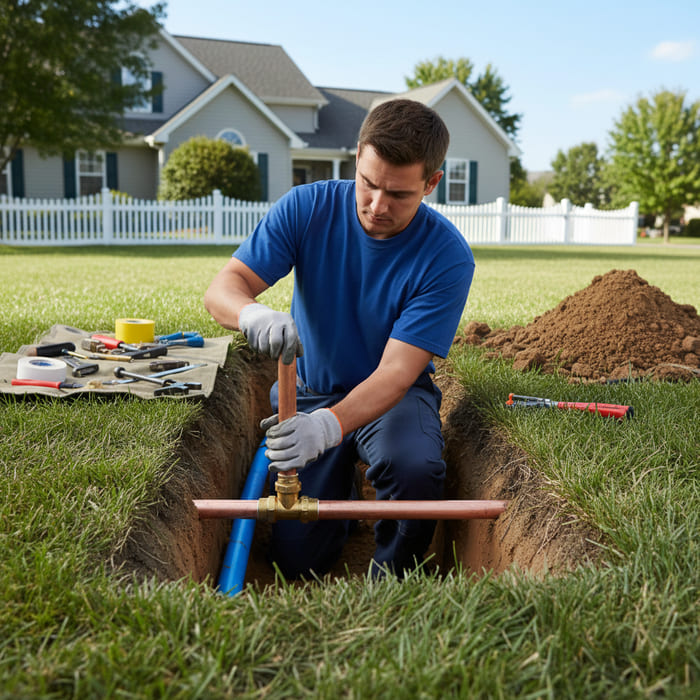 Water Line Pipe Repair & Installation